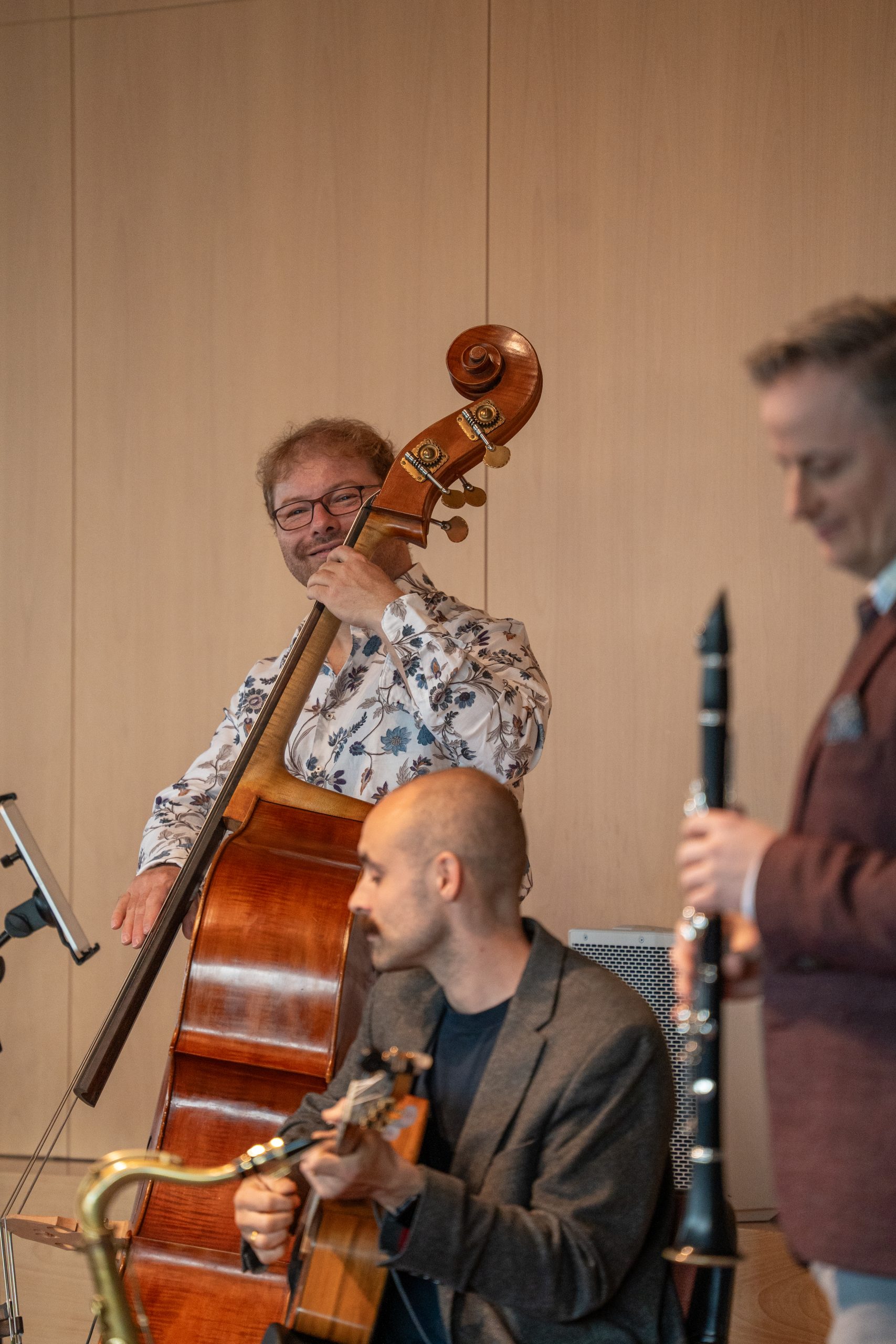 Jens Petzold am Kontrabass