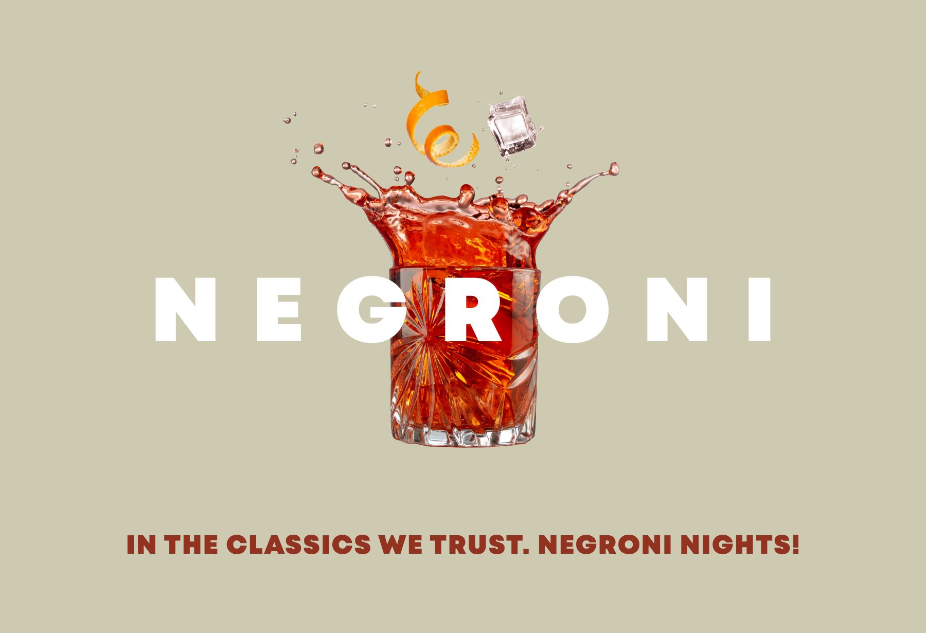 Negroni in der Remise